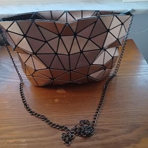 Gold handbag